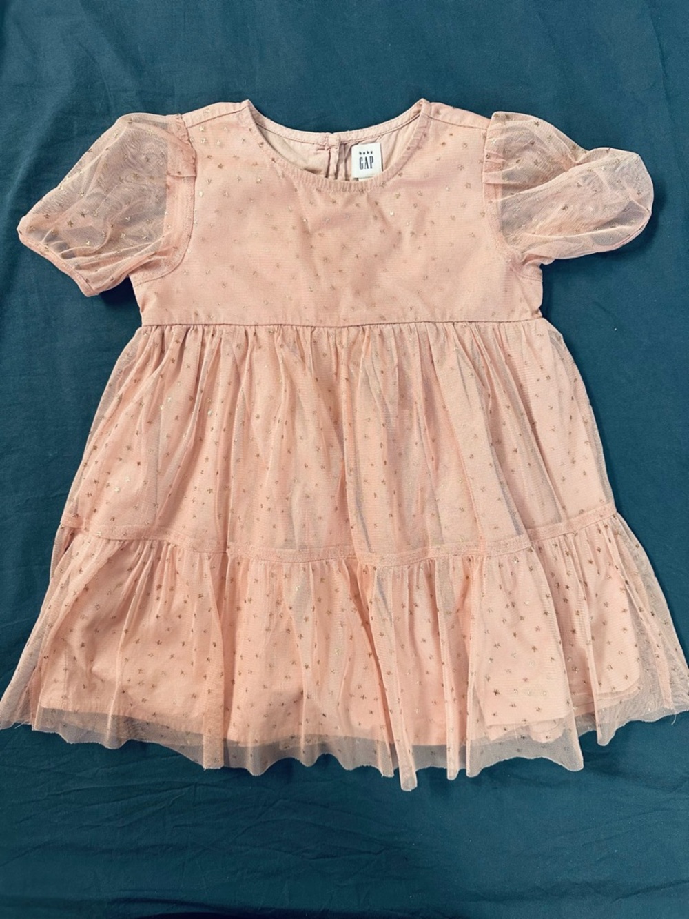 Baby GAP Pink Glitter Dot Tulle 3T Dress